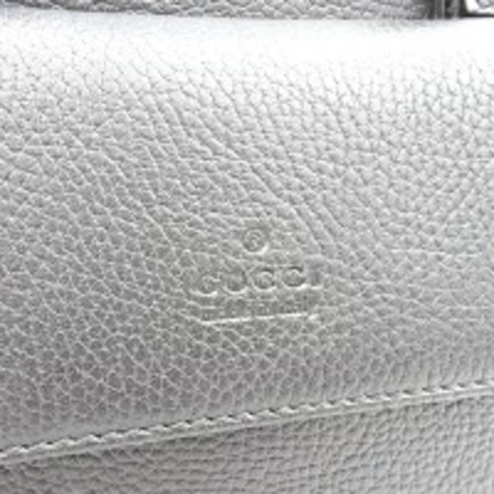 Gucci Bag Black Leather Handbag Business Briefcase